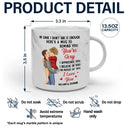 Love, Gift For Couples, Gift For Husband, Gift For Wife, Gift For Boyfriend, Gift For Girlfriend - In Case I Don't Say It Enough Couples - Personalized Marble Mug