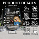 Gift For Mother,Gift For Grandma,Single Mom,Funny,Gift For Women - In Common With Fine Wine - Personalized Stemless Wine Glass
