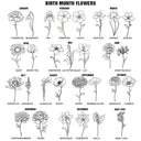 Gift For Women,Gift For Mother,Gift For Daughter,Mom,Daughters,Love - Infinity Birth Flower Mother And Daughter Forever Linked Together - Personalized Wooden Hair Brush