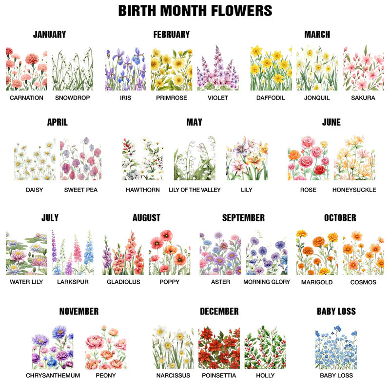 Christian,Gift For Women,Gift For Wife,Gift For Girlfriend,Gift For Yourself,Gift For Aunt,Gift For Mother,Gift For Grandma,Gift For Daughter,Gift For Sibling,Gift For Sisters,Gift For Bestie - Holy Bible With Birth Month Flower Garden - Personalized Bible Cover