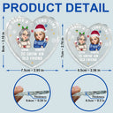 Gift For Bestie, Gifts For Colleagues, Gift For Sisters - It Takes A Long Time To Grow An Old Friend Christmas - Personalized Heart Shaped Glass Ornament