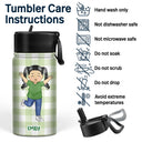 Gift For Kids,Back To School - It's Okay To Be Yourself - Personalized Kids Water Bottle