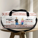 Gift For Couples,Gift For Husband,Gift For Wife,Gift For Men,Gift For Women,Travel,Love - It's On Our List Travel Couple - Personalized Duffle Bag