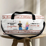 Gift For Couples,Gift For Husband,Gift For Wife,Gift For Men,Gift For Women,Travel,Love - It's On Our List Travel Couple - Personalized Duffle Bag