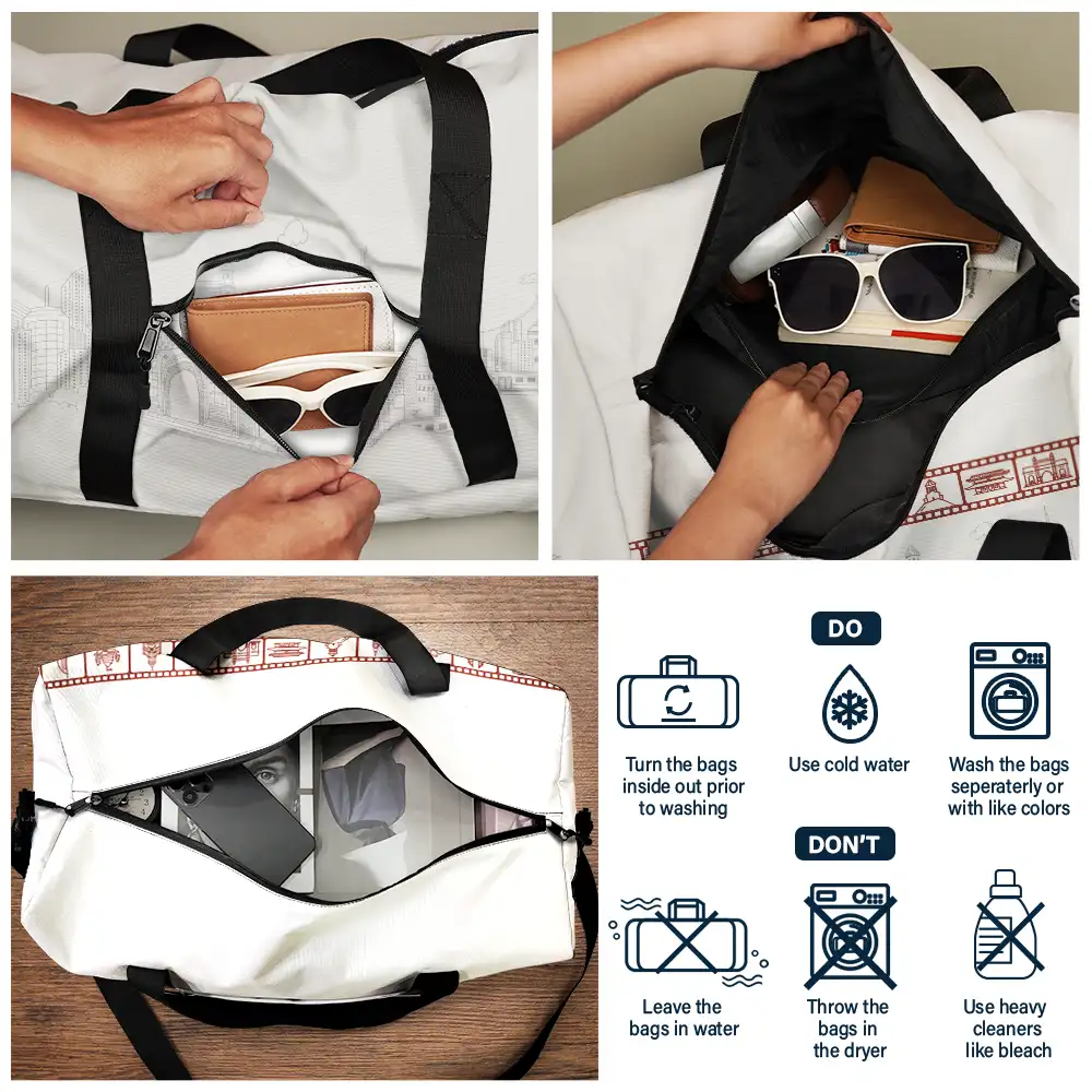 Gift For Couples,Gift For Husband,Gift For Wife,Gift For Men,Gift For Women,Travel,Love - It's On Our List Travel Couple - Personalized Duffle Bag