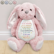 Gift For Kids,Gift For Grandkids,Gift For Daughter,Gift For Son,Gift For Sibling,Gift For Sisters,Gift For Brothers,Love,French - Je Suis Aimée - Peluche Lapin Personnalisée