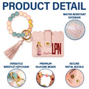 Gift For Yourself, Nurse, Happy, Gift For Women - Job Title 3D Effect Nurse - Personalized Keychain Wristlet Leather Wallet