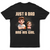 Gift For Father, Dad - Daughters (Young), Dad - Children, Happy - Just A Dad And His Girl 3D Effect Crossed Arms - Personalized T Shirt