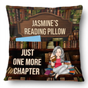 Gift For Yourself, Gift For Women, Gift For Men, Happy, Reading - Just A Girl Boy Who Loves Books Reading Pillow - Personalized Pocket Pillow