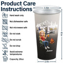 Gift For Yourself, Gift For Women, Camping, Summer, Happy, Gift For Men - Just A Girl Boy Who Loves Camping 3D Effect - Personalized Aluminum Color Changing Cup