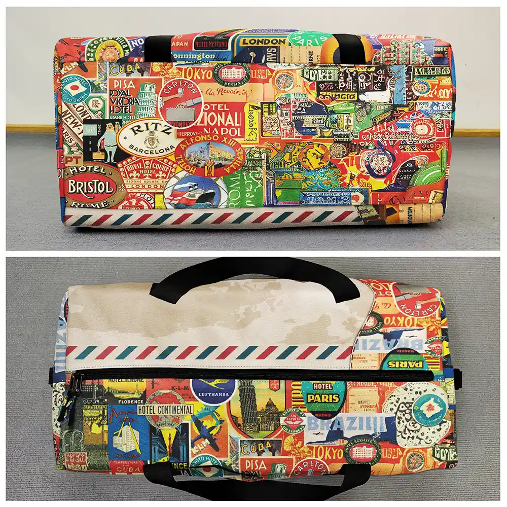 Travel,Gift For Yourself,Happy - Just A Girl Boy Who Loves Traveling - Personalized Duffle Bag
