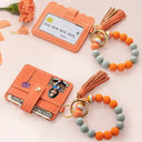 Gift For Yourself,Gift For Women,Reading,Happy - Just A Girl Who Love Books - Personalized Keychain Wristlet Leather Wallet