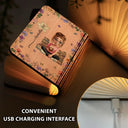 Reading, Gift For Yourself, Happy, Gift For Women - Just A Girl Who Loves Reading - Personalized Book Lamp