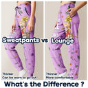 Reading, Gift For Women, Happy - Just A Girl Who Loves Book Birth Month Flower - Personalized Sweatpants