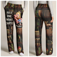 Reading,Happy,Gift For Yourself,Gift For Women,Gift For Daughter - Just A Girl Who Loves Books 3D Effect - Personalized Pajama Pants