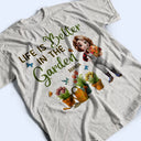 Gardening,Gift For Women,Happy - Just A Girl Who Loves Gardening 3D Effect - Personalized T Shirt