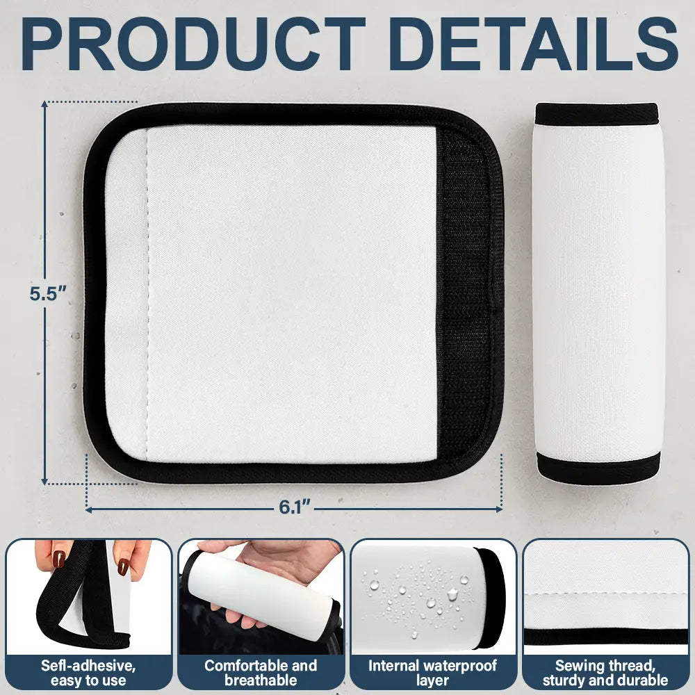 Travel Is My Therapy - Personalized Luggage Handle Wrap