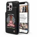 Gift For Girlfriend,Gift For Yourself,Gift For Women,Gift For Bestie - Just A Girl Who Loves Yoga - Personalized Leather Flip Wallet Phone Case