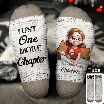 Encore un chapitre - Chaussettes personnalisées