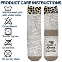 Gift For Yourself,Gift For Women,Reading,Happy,Gift For Men,Christmas - Just One More Chapter - Personalized Socks