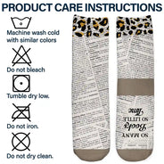 Gift For Yourself,Gift For Women,Reading,Happy,Gift For Men,Christmas - Just One More Chapter - Personalized Socks
