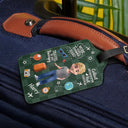 Travel, Gift For Yourself, Gift For Women, Gift For Men, Happy - Travel Is My Therapy 3D Effect - Personalized Luggage Tag