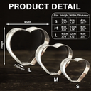 Gift For Couples - Custom Photo Loving Couple Family - Personalized Crystal Heart
