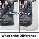 Family - You Never Walk Alone Sending You My Love - Personalized Fleece Blanket, Sherpa Blanket