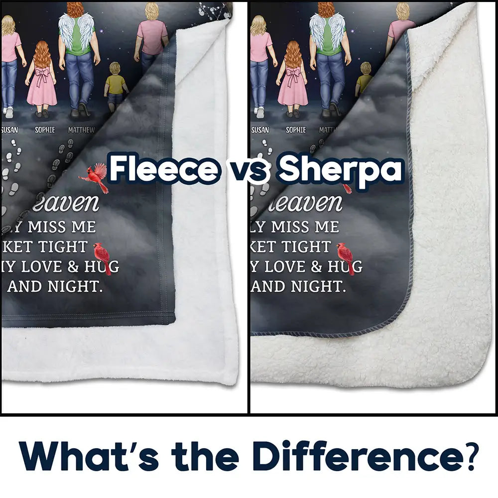 Family - You Never Walk Alone Sending You My Love - Personalized Fleece Blanket, Sherpa Blanket