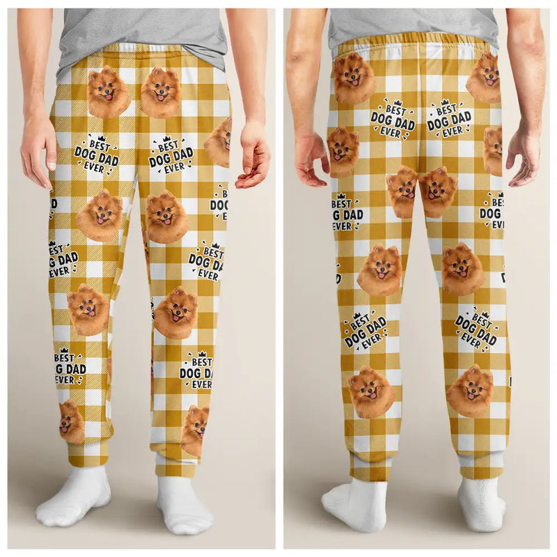 Pet Lovers - Custom Photo Pet Lovers Face Cut - Personalized Pajama Pants