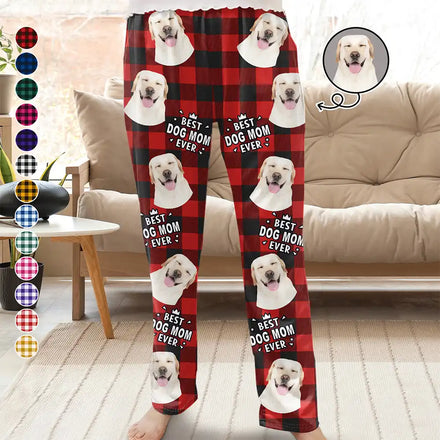 Photo personnalisée pour amoureux des animaux - Pantalon de pyjama personnalisé