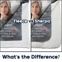 Memorial, Family - Custom Photo Memorial You Never Walk Alone - Personalized Fleece Blanket, Sherpa Blanket