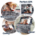 Memorial, Family - Custom Photo Memorial You Never Walk Alone - Personalized Fleece Blanket, Sherpa Blanket