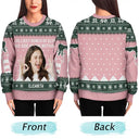 Gift For Couples, Gift For Mother, Gift For Father, Gift For Kids, Family, Parents - Custom Photo Jolliest Bunch Of Elves - Personalized Unisex Ugly Sweater