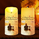 Pet Lovers, Dog Lovers, Cat Lovers - You Were My Favorite Hello And Hardest Goodbye - Personalized Flameless LED Candle
