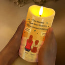 Pet Lovers, Dog Lovers, Cat Lovers - You Were My Favorite Hello And Hardest Goodbye - Personalized Flameless LED Candle