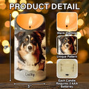 Memorial,Family,Pet Lovers,Sad - Custom Photo The Moment Your Heart Stopped Calendar - Personalized Flameless LED Candle