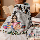 Gift For Yourself - Leopard My Reading Blanket - Personalized Wearable Hooded Blanket