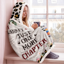 Gift For Yourself - Leopard My Reading Blanket - Personalized Wearable Hooded Blanket