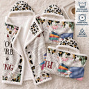 Gift For Yourself - Leopard My Reading Blanket - Personalized Wearable Hooded Blanket