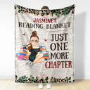 Reading, Gift For Yourself - Leopard My Reading Blanket - Personalized Fleece Blanket, Sherpa Blanket
