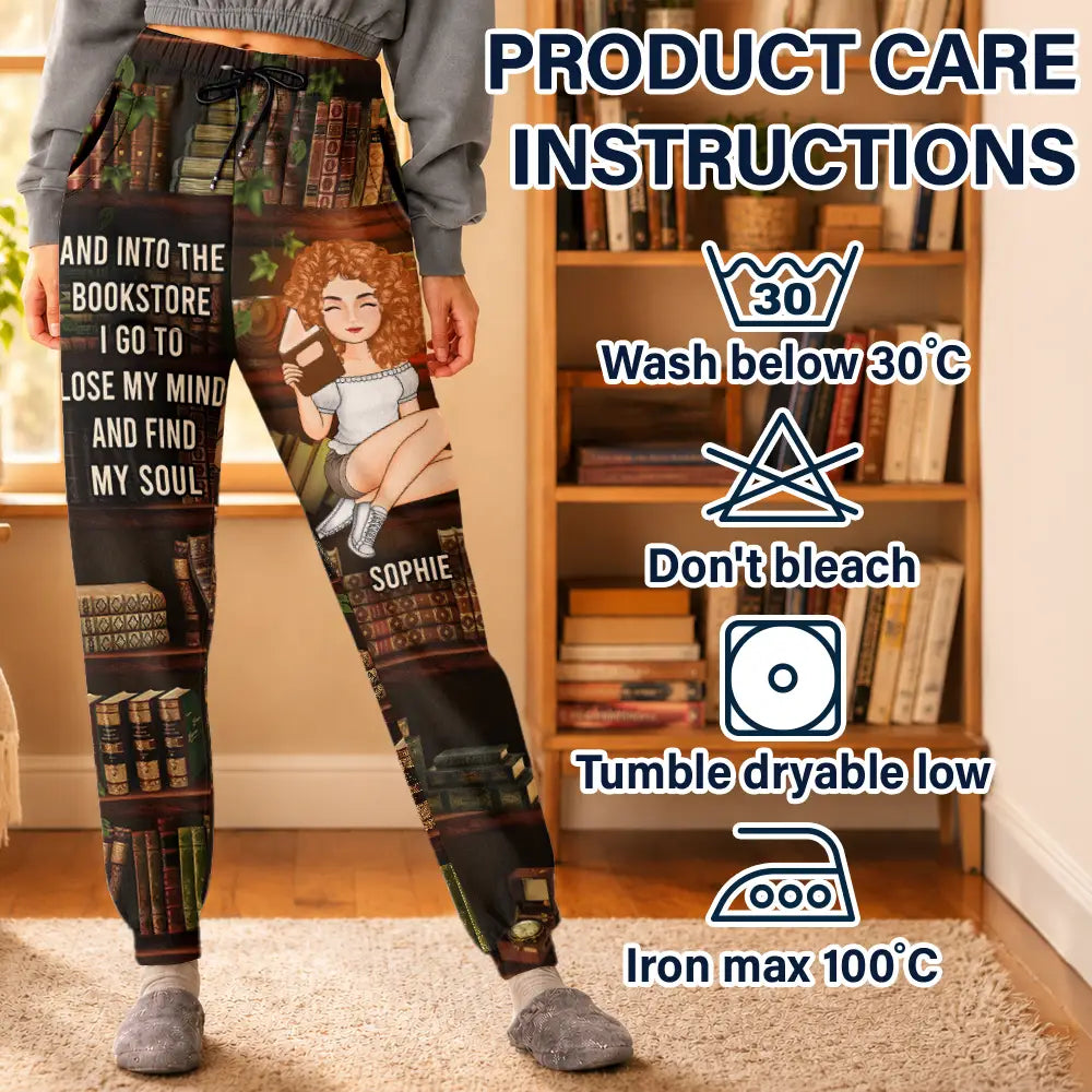 Just A Girl Who Loves Books - Personalized Pajama Pants
