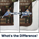 Gift For Yourself, Gift For Women, Gift For Men - Just A Girl Boy Who Loves Books - Personalized Fleece Blanket, Sherpa Blanket