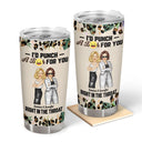 Gift For Bestie,Funny - Bestie Fashion Punch Right In The Throat - Personalized Tumbler