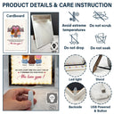 Gift For Mother,Mom - Daughters (Adult),Happy - Mom We Hope Every Time You Light This Up - Personalized LED Mirror Frame Lamp