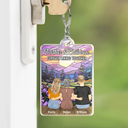 Gift For Mother,Mom,Children - QR Code Mother Daughters Forever Linked Together - Personalized Acrylic Keychain
