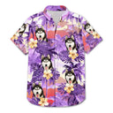 Gift For Father,Summer - Custom Photo Beach Summer Tropical Fun Face Vacation Vibe - Personalized Hawaiian Shirt