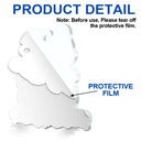 Our First Christmas As A Family Of Three Snow Family 3D Effect - Personalized Custom Shaped Acrylic Ornament