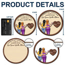 Christmas,Gift For Bestie,Old Best friends - A Friend Is God's Way Of Making Sure We Never Walk Alone - Personalized 2-Layered Wooden Ornament