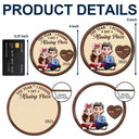 Love,Christmas,Gift For Wife,Gift For Husband,Gift For Couples,Gift For Boyfriend,Gift For Girlfriend - The Year I Found My Missing Piece 3D Effect Cartoon Couple - Personalized 2-Layered Wooden Ornament
